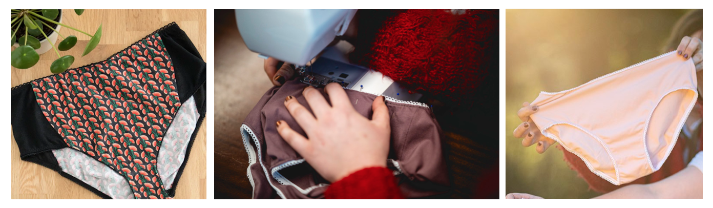 photos de petite culottes réalisés à l'atelier