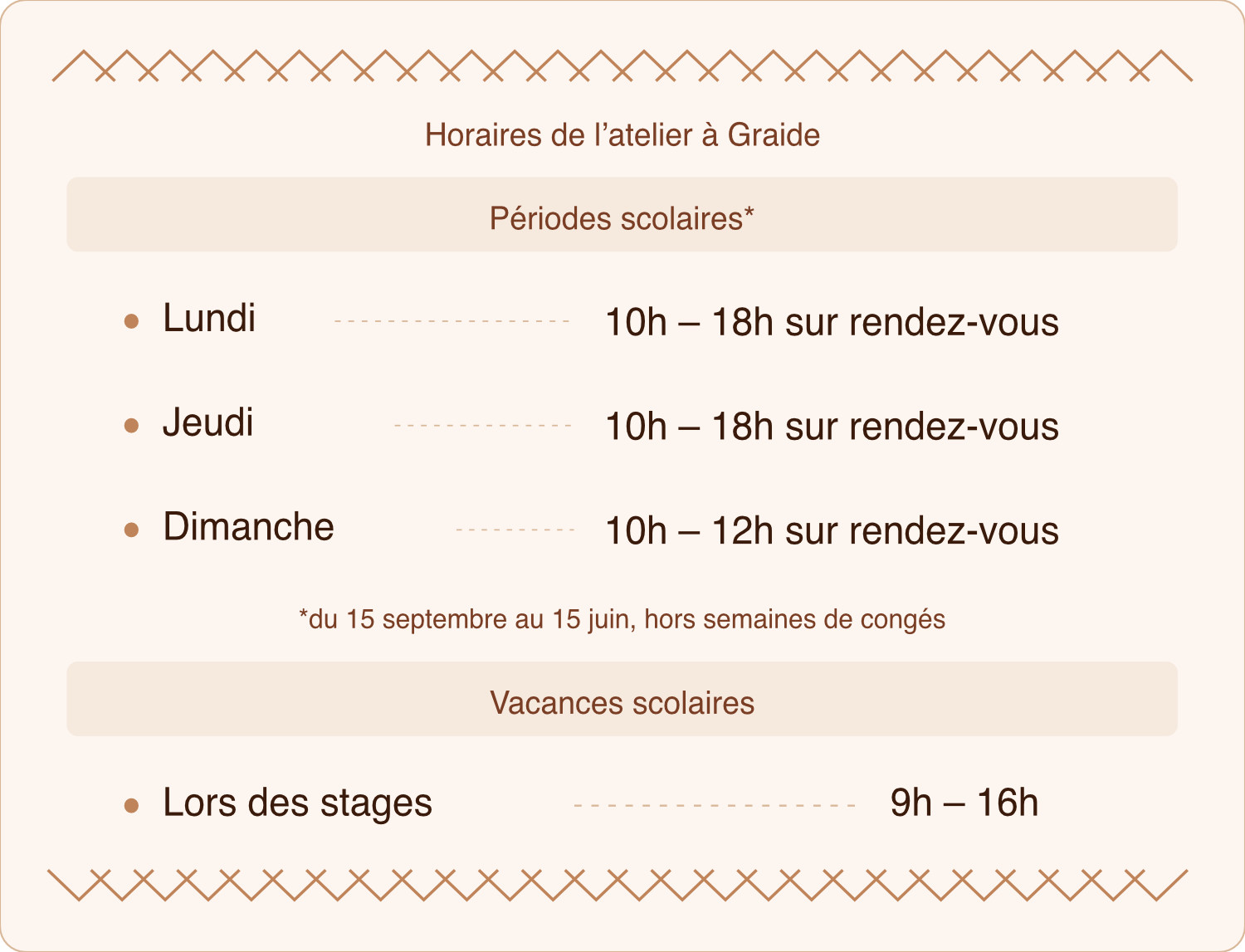 Atelier couture point commun