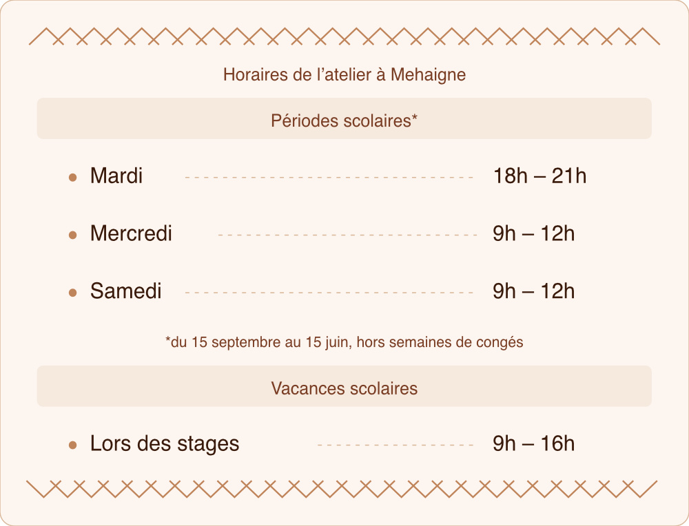 Atelier couture point commun